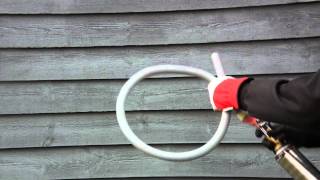 Propane sound cannon shooting fast