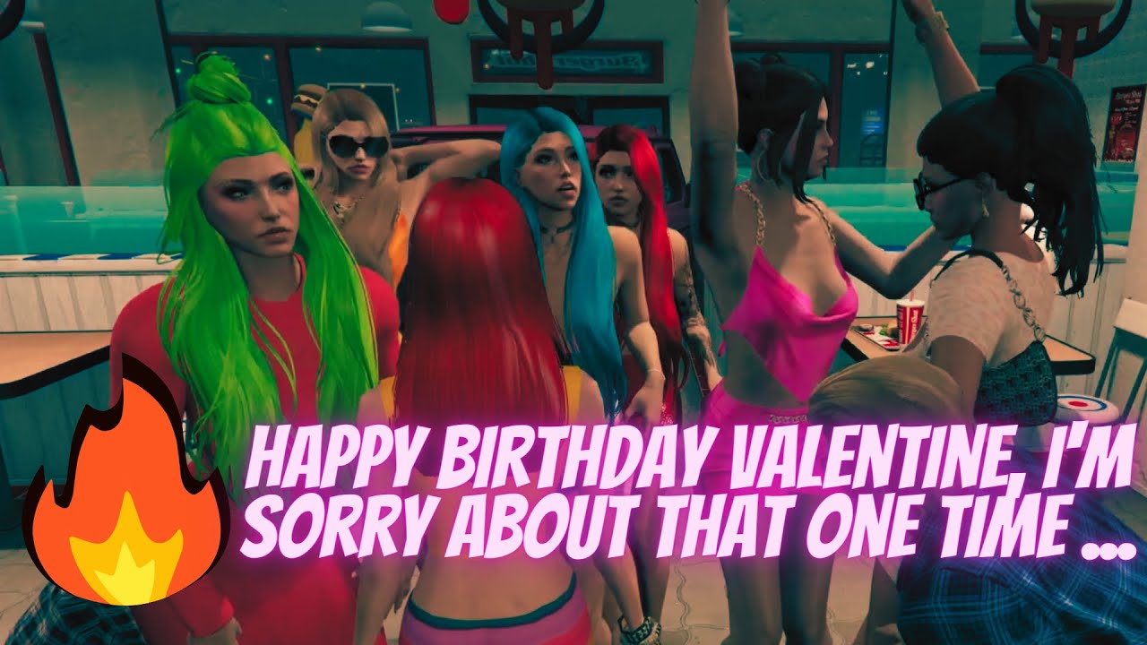 Funny: Carmella, Liz Anya, and Bimbos freestyle in Burgershot for Valentine Dalla’s birthday