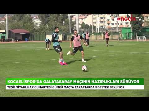 Kocaelispor’da Galatasaray Maçının Hazırlıkları Sürüyor