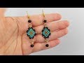 Kum Boncuktan Kolay Küpe Yapımı Anlatımlı || Easy Seadbead Earrings Making #tutorial