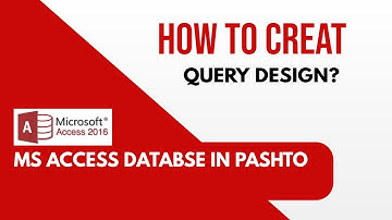 Microsoft Access 2016 Lecture - 14 | Ms Access Complete Course | Create Query Design in access