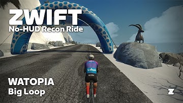 Zwift no-HUD recon: Big Loop