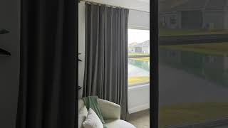 Freshine Iris Blackout Linen Curtains in elegant Beige (2852-19). 🤍