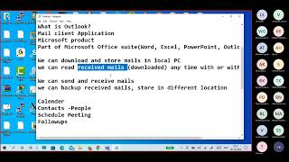 (SDB5/N2) Outlook - part1 About Outlook, Mail Servers , Mail Client, POP3 and IMAPv4, OST and PST screenshot 2