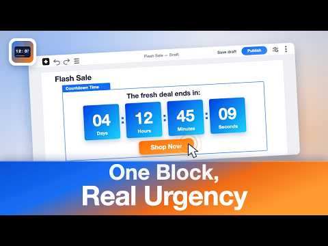 Countdown Timer WordPress Plugin — Turn deadlines into action