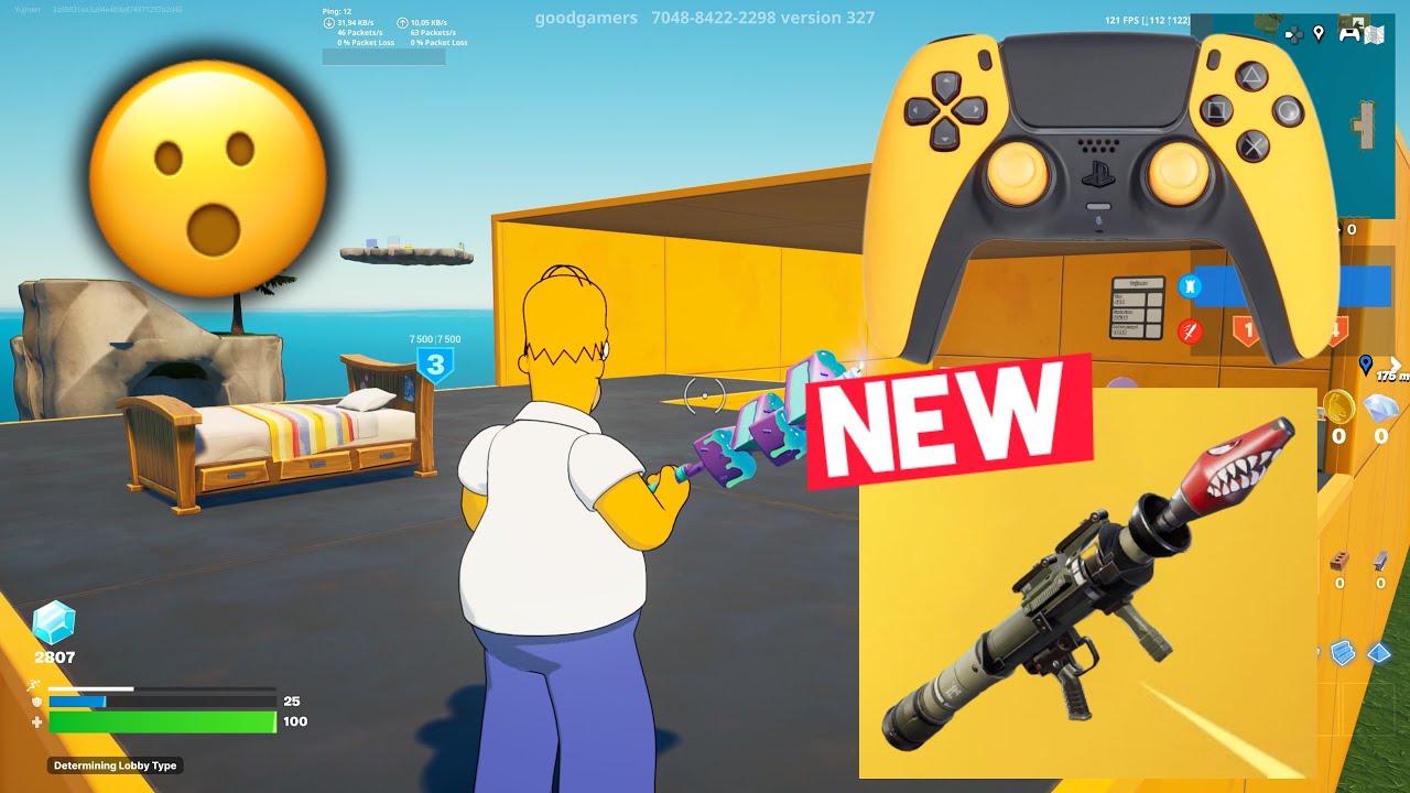 Fortnite Bedwars 😮 Gameplay PS5 🎮