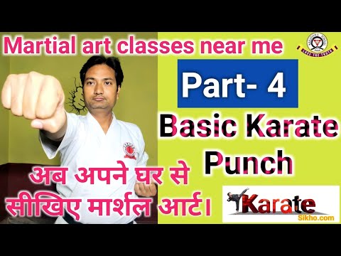 Basic karate punch and block | सीखिए मार्शल आर्ट के पंच और ब्लॉक