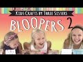 Kids crafts by three sisters  bloopers 2  diy upcycle  recycled crafts