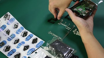 Smraza Upgraded Raspberry pi 3 B+ Case Assembly (2018 New Version Raspberry pi)