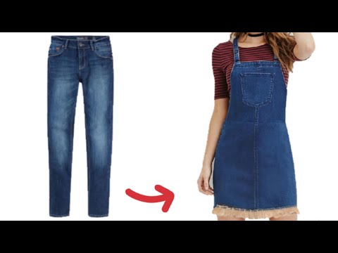 Video: Wie Man Aus Alten Jeans Ein Trendiges Sommerkleid Näht
