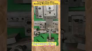 Triangle Ring Wire Bending Machine in Action  #EngineeredEffort