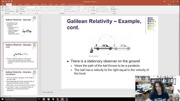 Galilean Relativity