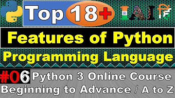 Features of Python | Python 3 Online Course (A to Z) in Hindi