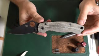 Flytanium Lotus Micarta Scales Install On The Spyderco PM2! $50 Aftermarket Micarta Scales!