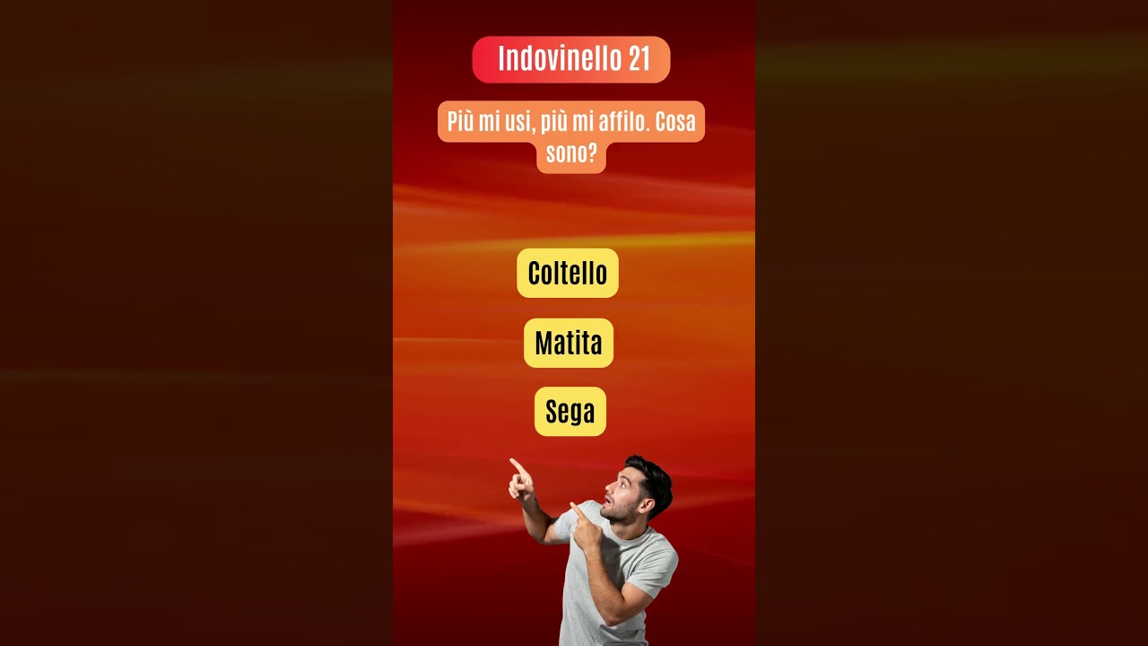 Indovinello 21 - Sfida rapida!! 