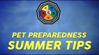 Pet Preparedness Summer Tips