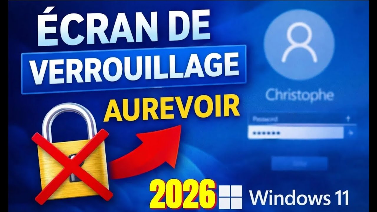 DÉSACTIVEZ maintenant le verrouillage de l'écran Windows 11 ?