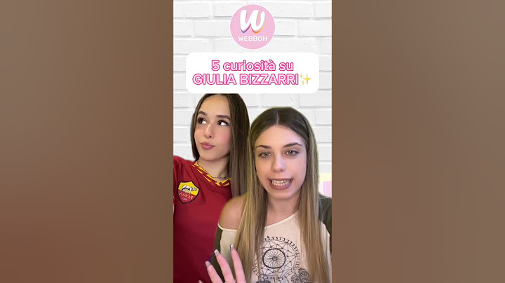 5 CURIOSITÀ SU GIULIA BIZZARRI✨
