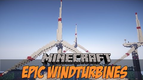 Minecraft Realistic Windmill Farm In Ocean [CINEMATIC + DOWNLOAD] [No Mods]