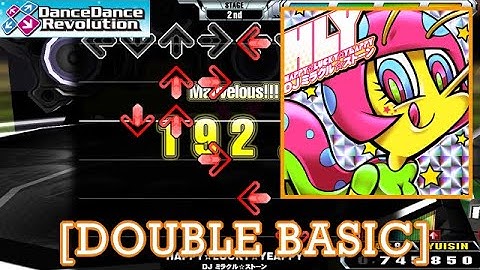 【DDR 2014】 HAPPY LUCKY YEAPPY / DJ ミラクル☆ストーン [DOUBLE BASIC] 譜面確認+Play