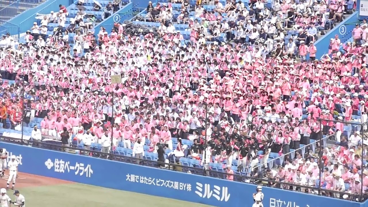 高校野球応援風景2018　日大鶴ヶ丘高校