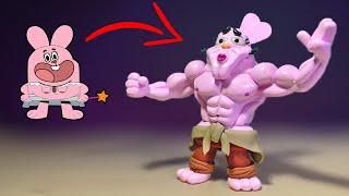 I Turned Richard Watterson Into Buff Giga Chad Richard Watterson Glow Up