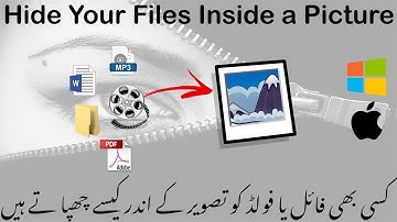 How to hide any file and folder inside an image on Mac & Windows