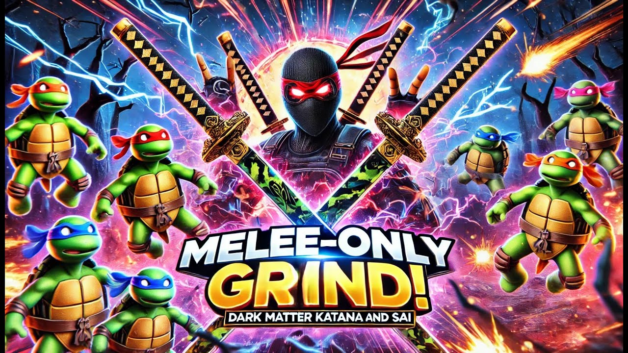 Melee-Only Dark Spine to Dark Matter Grind! Katana & Sai (NEW WEAPONS TMNT) | BO6 | CHILL VIBES 🌊