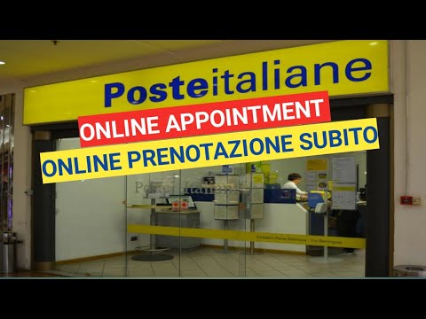 How To Take Appointment Online In Poste Italiane || Prenota Appuntamento Subito Poste Italian