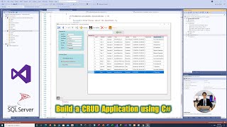 C# SQL Server Tutorial 8. How to Design a Windows Forms Application (2/2)
