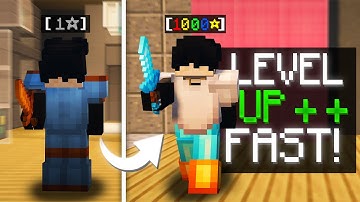 HOW TO LEVEL UP QUICKLY IN BEDWARS | Hypixel Bedwars