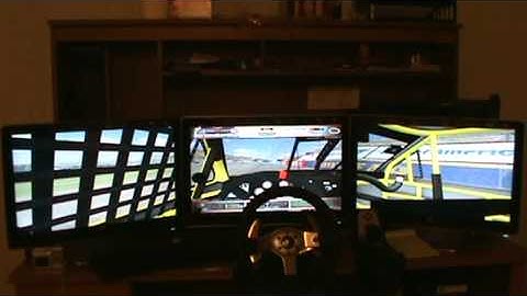Iracing Truck triple monitor