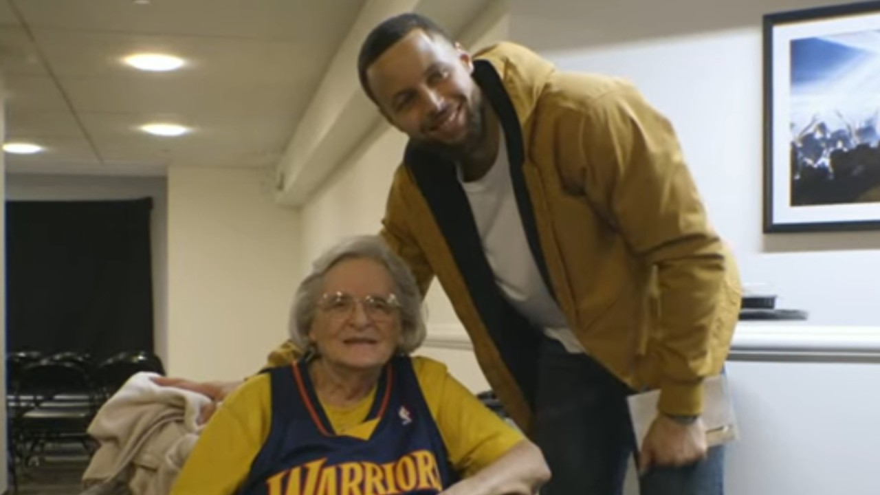 Meet Steph Curry's 86-year-old SUPERFAN ahead of the Warriors vs. Nuggets matchup ♥️ | NBA Today