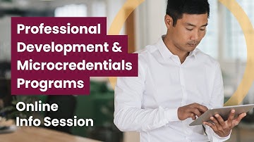 Professional Development & Microcredentials Info Session Winter 2025