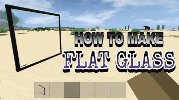 HOW TO MAKE FLAT GLASS | HOW TO | Mini Block Craft Idea