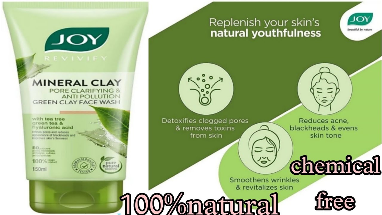 Joy Revivify Mineral Clay Pore Clarifying and AntiPollution Green Clay