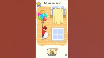 Get the boy down! 🎈Draw the missing part and solve Level 6 in DOP 5! 💡#dop5 #puzzle #gaming #fun