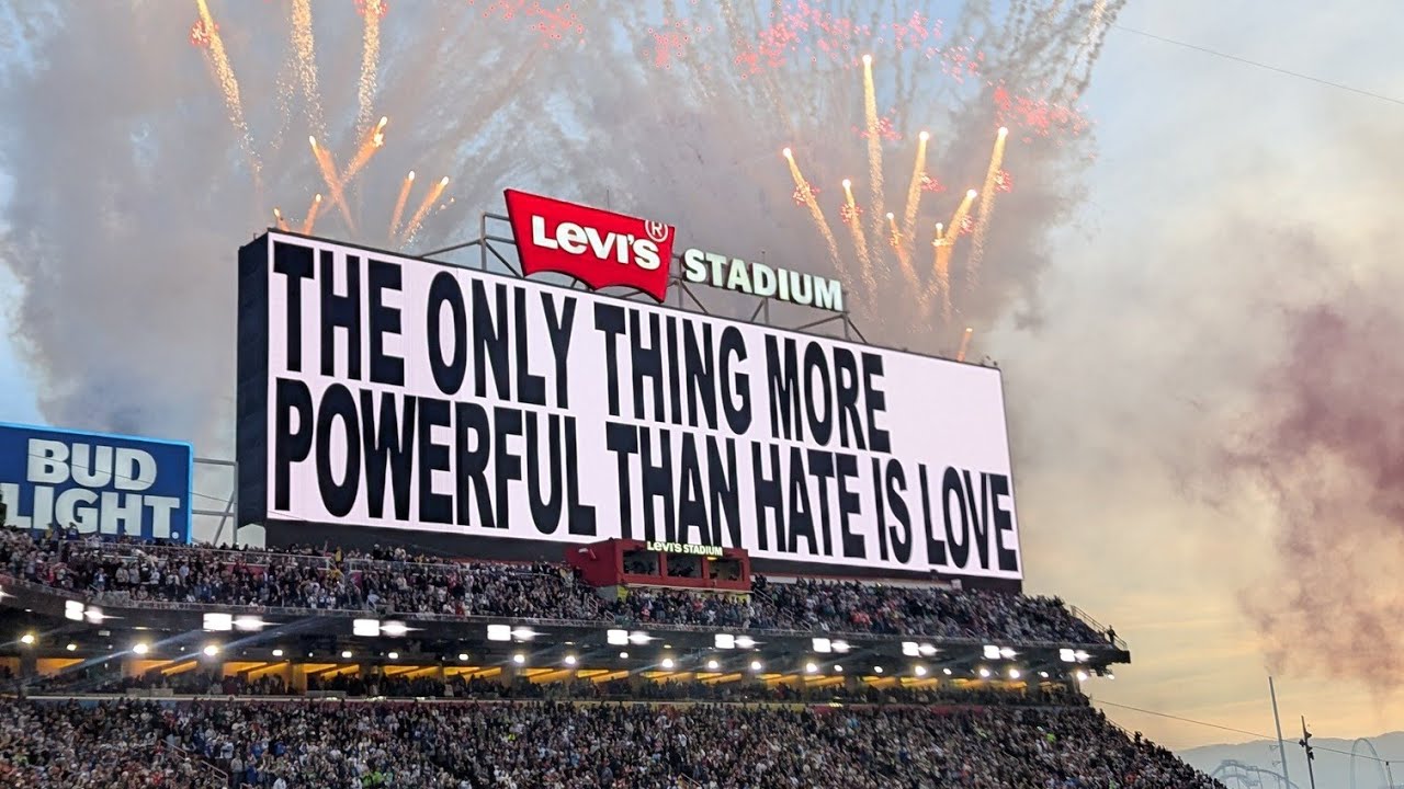 Superbowl LX Halftime show from my view