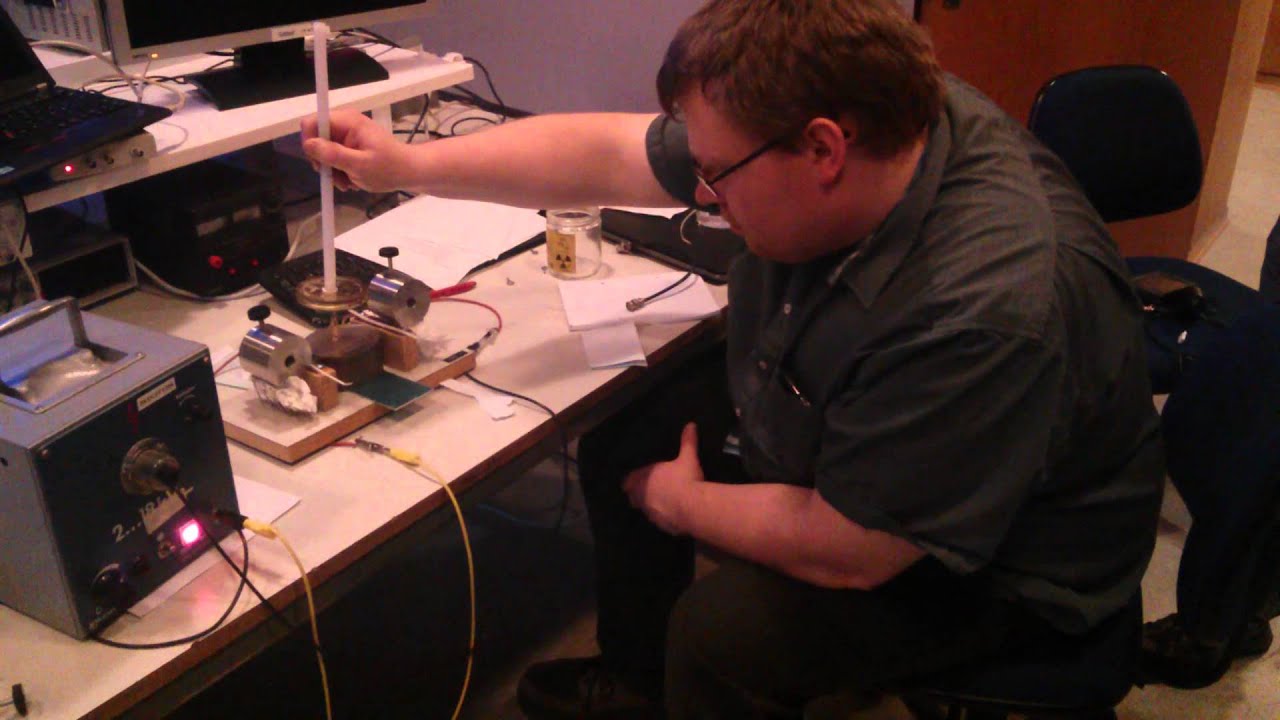 Alpha particle detector - YouTube