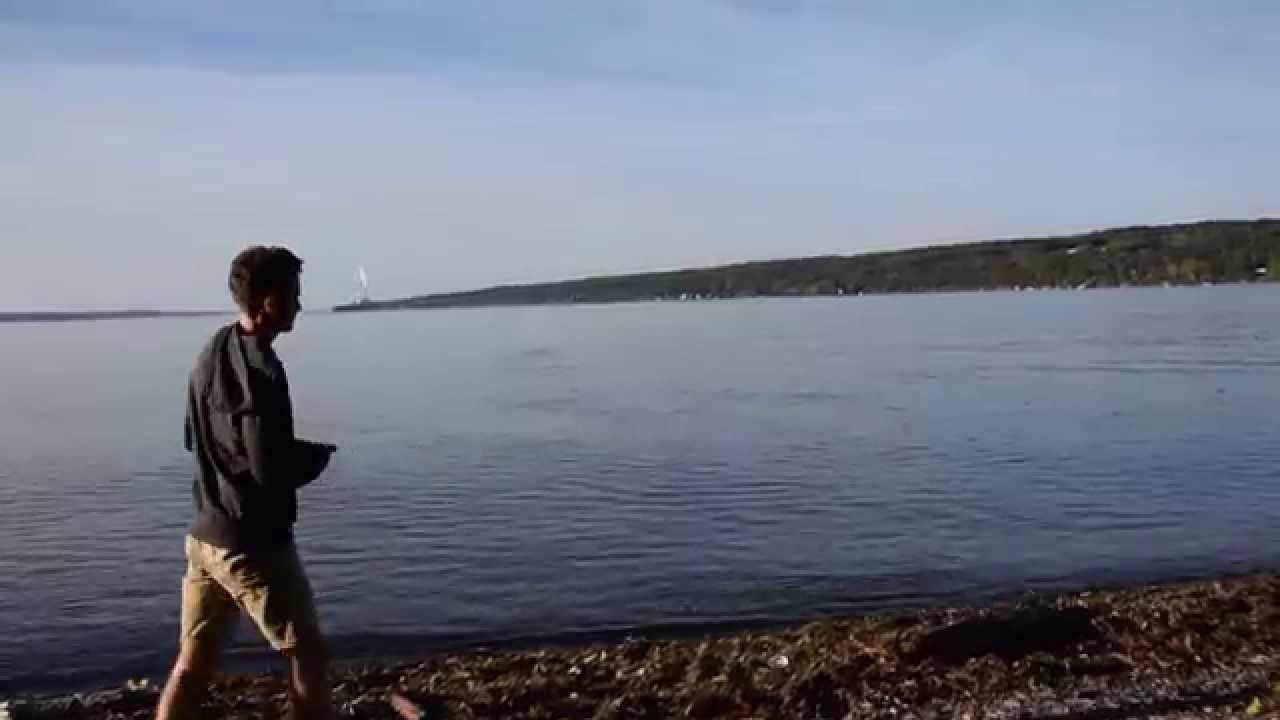 Ian Breaks World Record Stone Skipping YouTube
