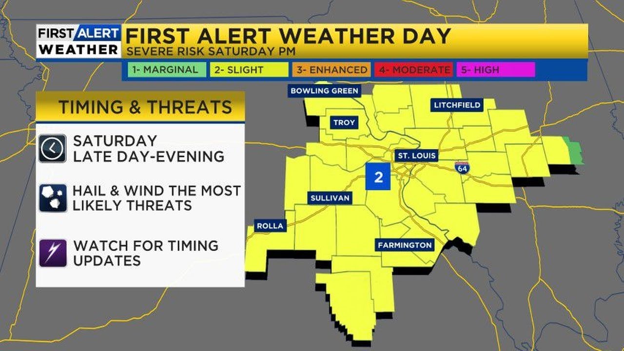 First Alert Weather Day Saturday: Threat for Severe Storms - YouTube