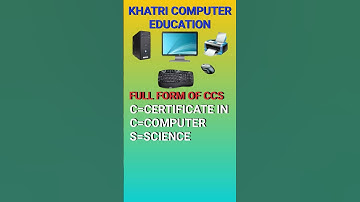 FULL FORM OF CCS COURSE 🖥️🖥️ #viral #shorts #ccs