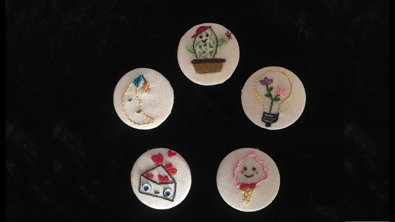 How to Make Badges by Hand Embroidery? YouTube