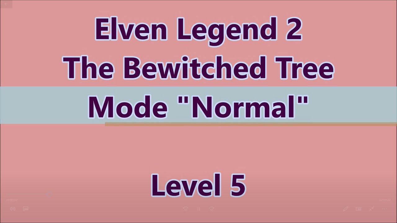 Elven Legend 2 - The Bewitched Tree Level 5 - YouTube