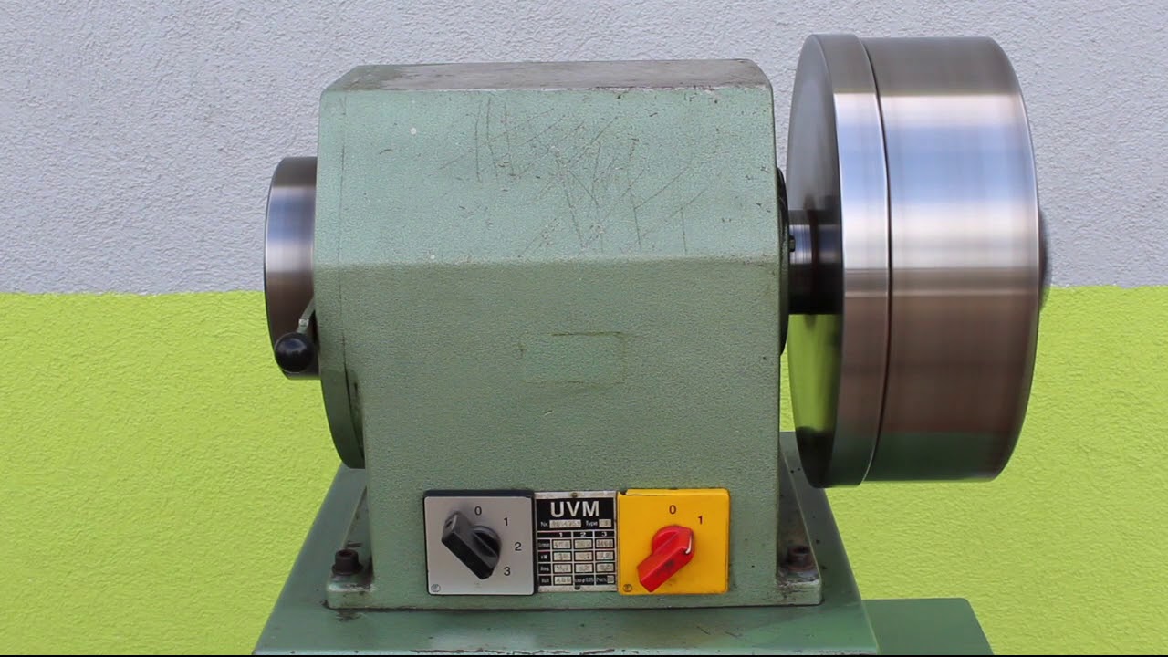 Polierbock UVM-Hesmer Typ 3, 450/700/1400U/min, 300 mm Backenfutter gebraucht