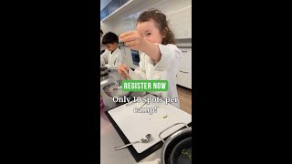 Sign up for our summer cooking camp where you can experiment with science in the kitchen!