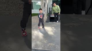 Guy Reuniting with His Nephews after 9 Month