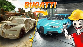 I Repaired A Junk Car To A BUGATTI