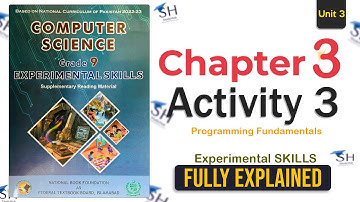 Class 10 Computer Science Practical: Chapter 3 Activity 3 – Federal Board NBF Explanation