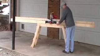 How to use a Miter Saw looking for the plans to build a miter saw table for cutting moulding and trim?